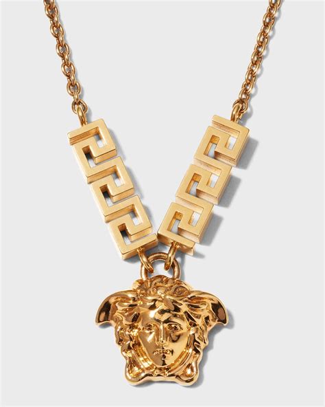 cheap versace pendant|Versace medusa pendant necklace.